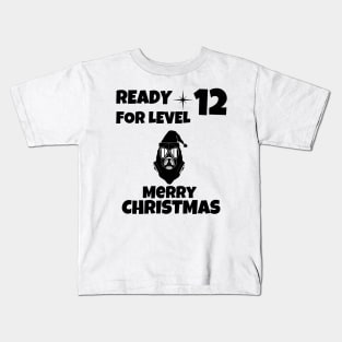 Quarantined Christmas Level 12 Black Kids T-Shirt